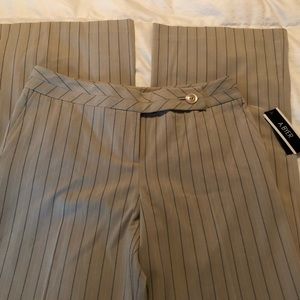 A.Byer, Cream/Black Pinstripe, Slacks